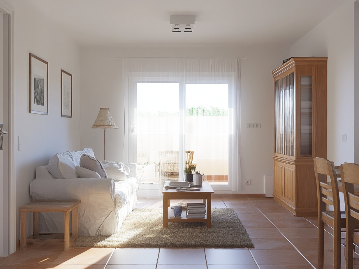 Interior de una vivienda en alquiler.