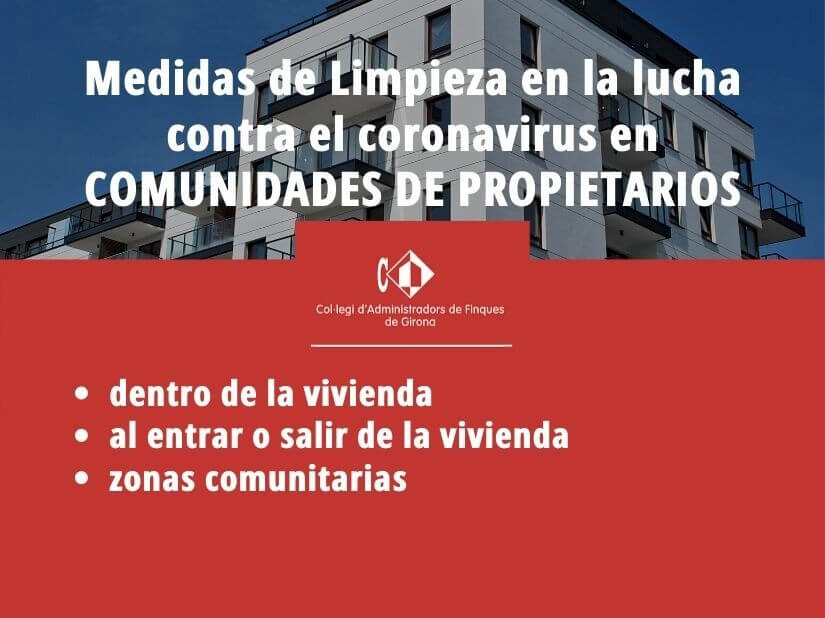 Medidas de limpieza para comunidades de vecinos