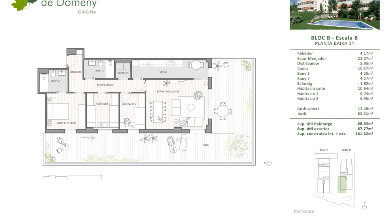 Planta baja de obra nueva en venta.