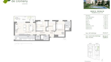 Piso de obra nueva en venta, en la Zona de Domeny de Girona