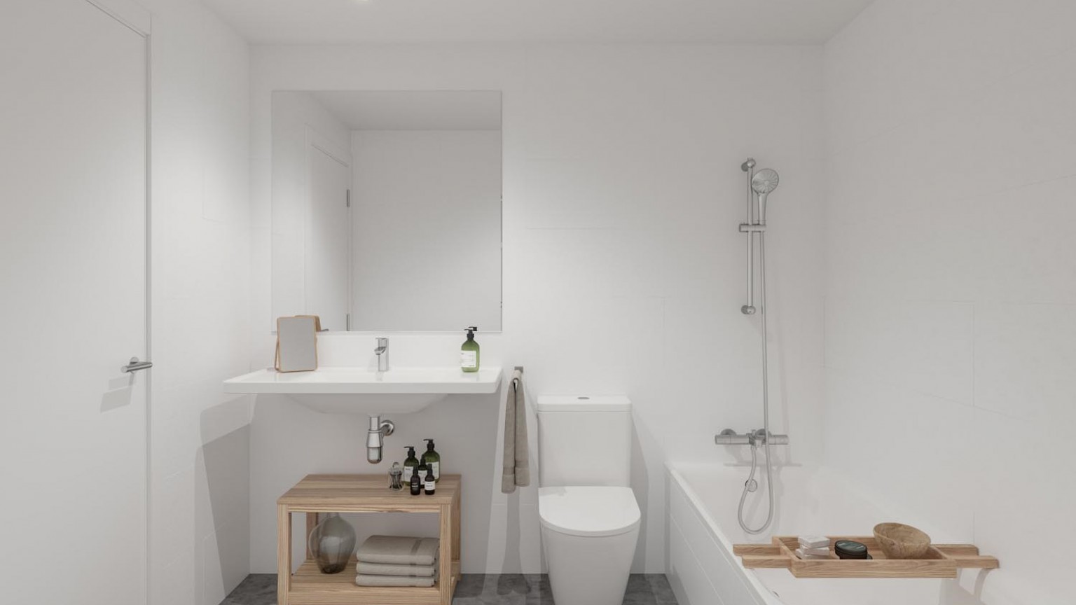 New construction flat for sale, in Girona in the Montilivi district. 