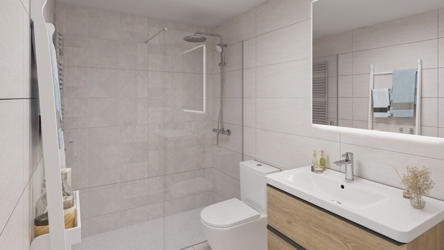 Rez-de-chaussée de nouvelle construction à vendre, à Gérone dans le quartier de Montilivi.