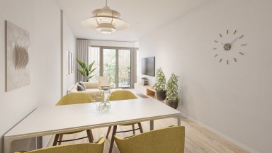 Rez-de-chaussée de nouvelle construction à vendre, à Gérone dans le quartier de Montilivi.