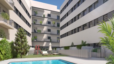 Rez-de-chaussée de nouvelle construction à vendre, à Gérone dans le quartier de Montilivi.