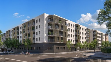 Rez-de-chaussée de nouvelle construction à vendre, à Gérone dans le quartier de Montilivi.