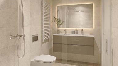 Apartment à vendre, de deux chambres, à 1 minuts de la plage de Roses.