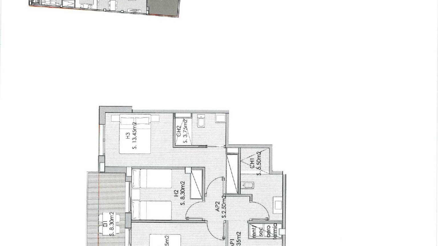 Piso en venta en ROSES, Poble. 80m2, 3 hab, 2 baños, ascensor, estrenar.