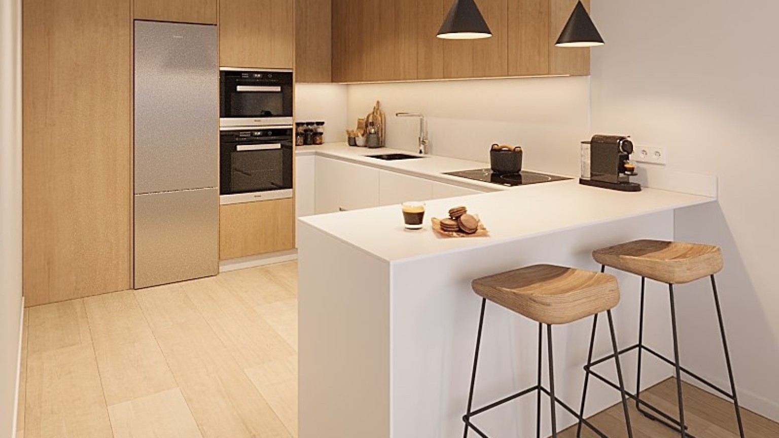 Appartement à la vente, ville, 89m², 3 chambres, 2 salle bains, ascenseur, neuf.