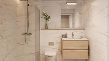 Appartement à la vente, ville, 89m², 3 chambres, 2 salle bains, ascenseur, neuf.