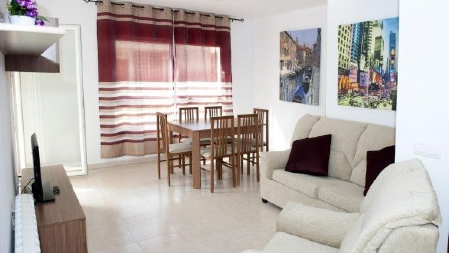 Apartamento de alquiler, en Sta. Margarita, con 2 dormitoriso y plaza de parking.