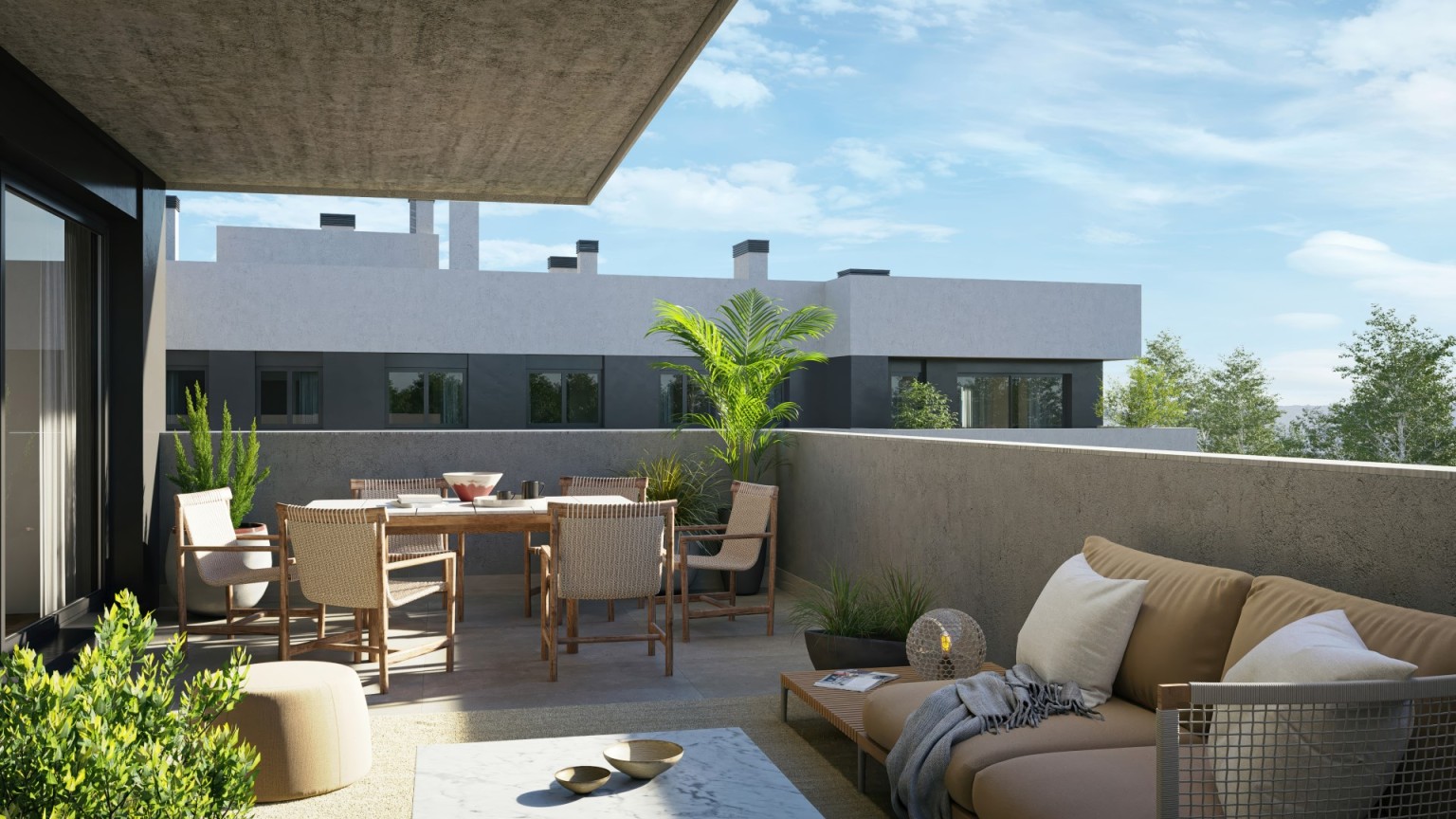Piso Ático de obra nueva en venta, en Vilablareix