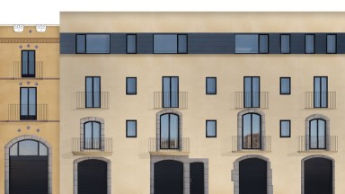 Planta baja de obra nueva en venta,  con 1 dormitorio y piscina comunitaria en Figueres