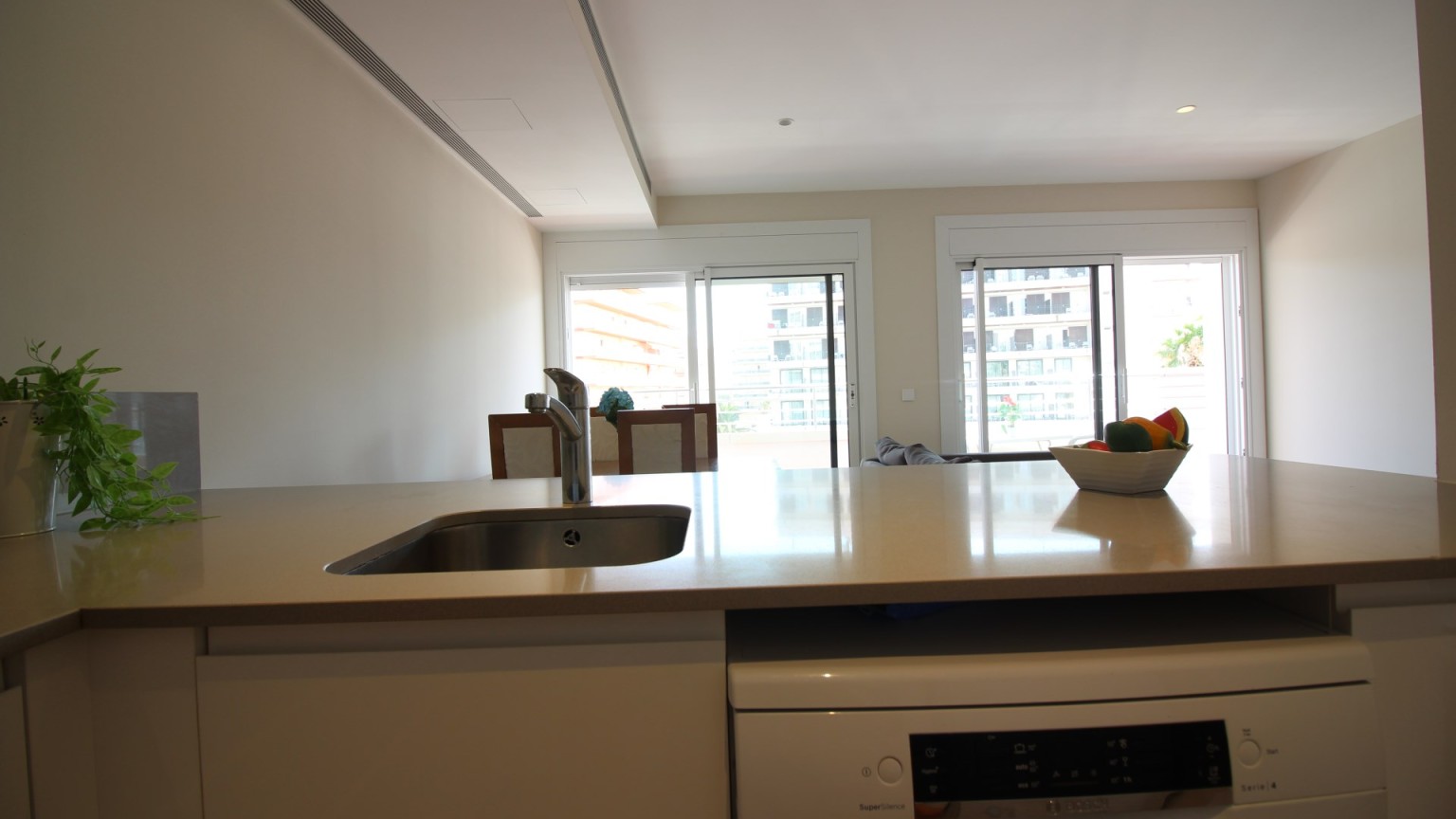 Flat for sale with terrace and sea view
